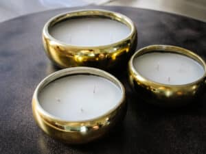 Gouden Wax Kaars Small