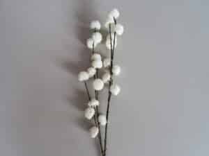 Kunsttak Pom Pom Wit