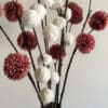 Kunsttak Pom Pom Roze - Afbeelding 3